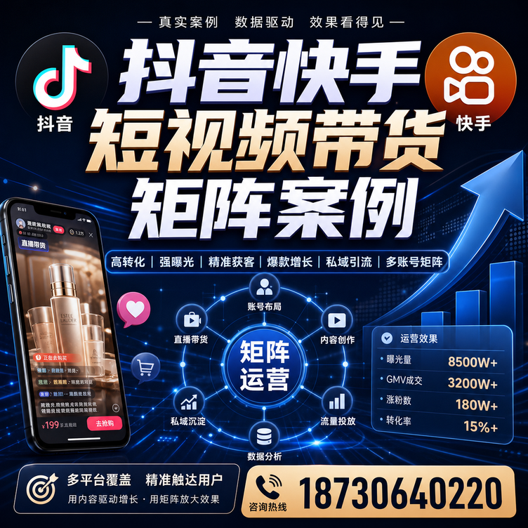 长治短视频带货团队多平台矩阵自动分发案例