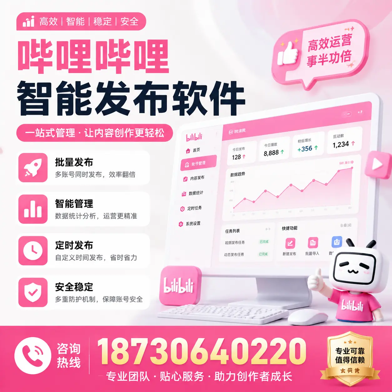 如何评估哔哩哔哩智能发布软件的ROI？长治 企业必读